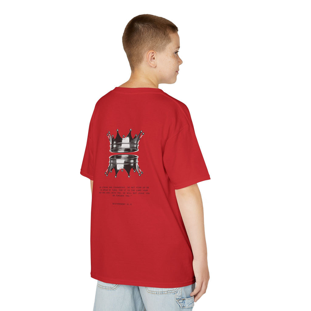 Boy's "Crowned in Christ" Tee - Never Abandoned Co