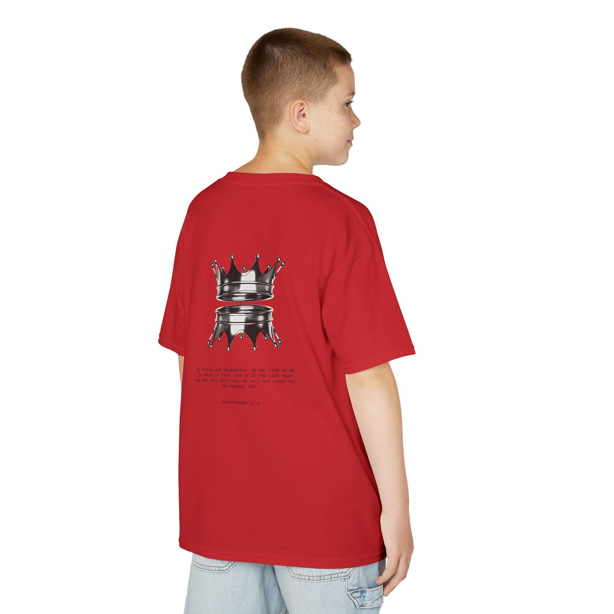 Boy's "Crowned in Christ" Tee - Never Abandoned Co