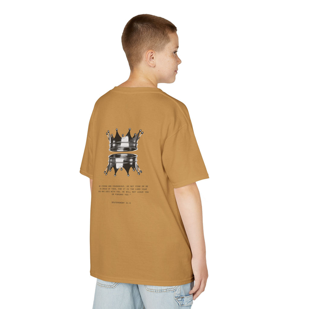 Boy's "Crowned in Christ" Tee - Never Abandoned Co