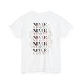 Never Alone Christian Tee | Faith-Based Minimalist Graphic Shirt | Soft Floral Cross Design