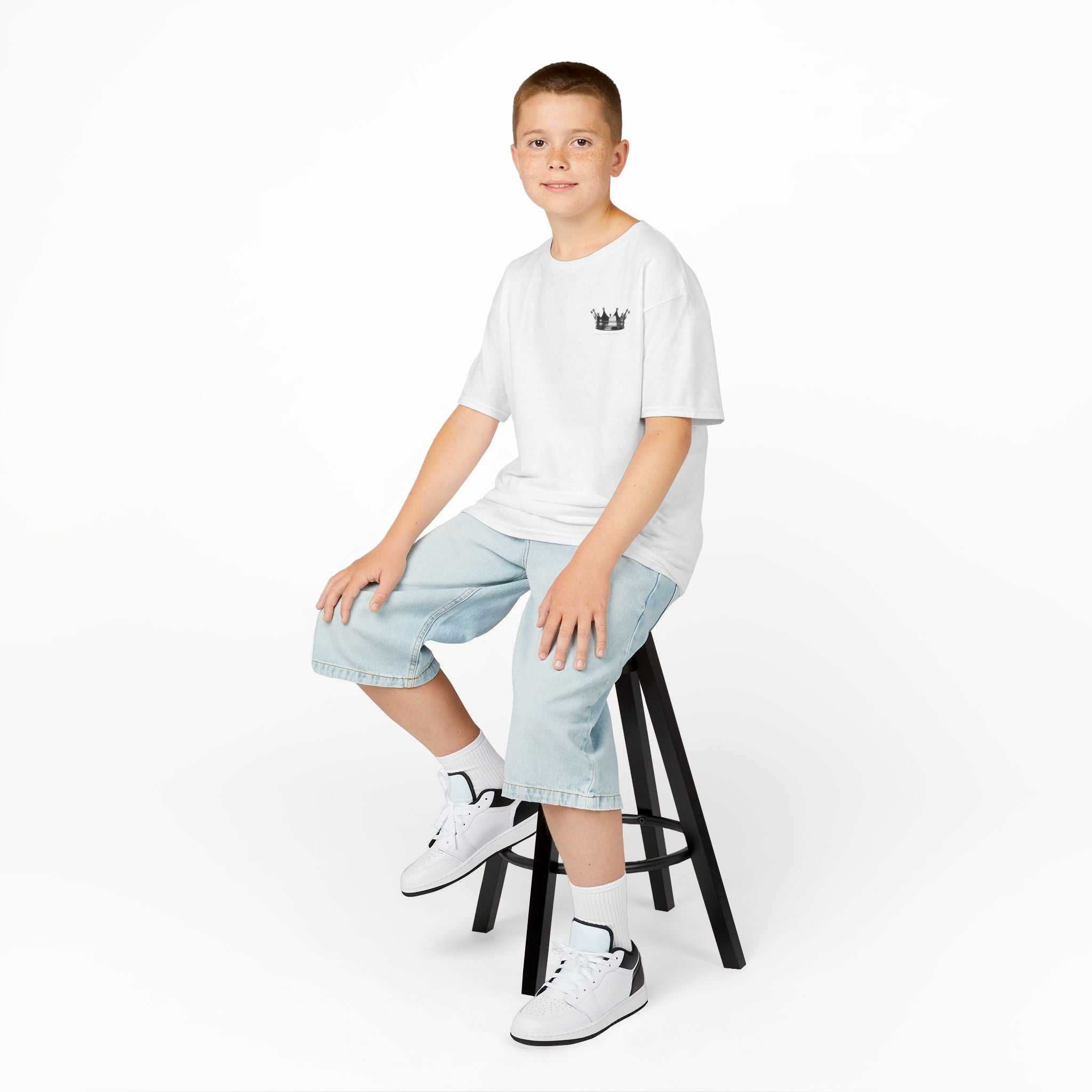 Boy's "Crowned in Christ" Tee - Never Abandoned Co