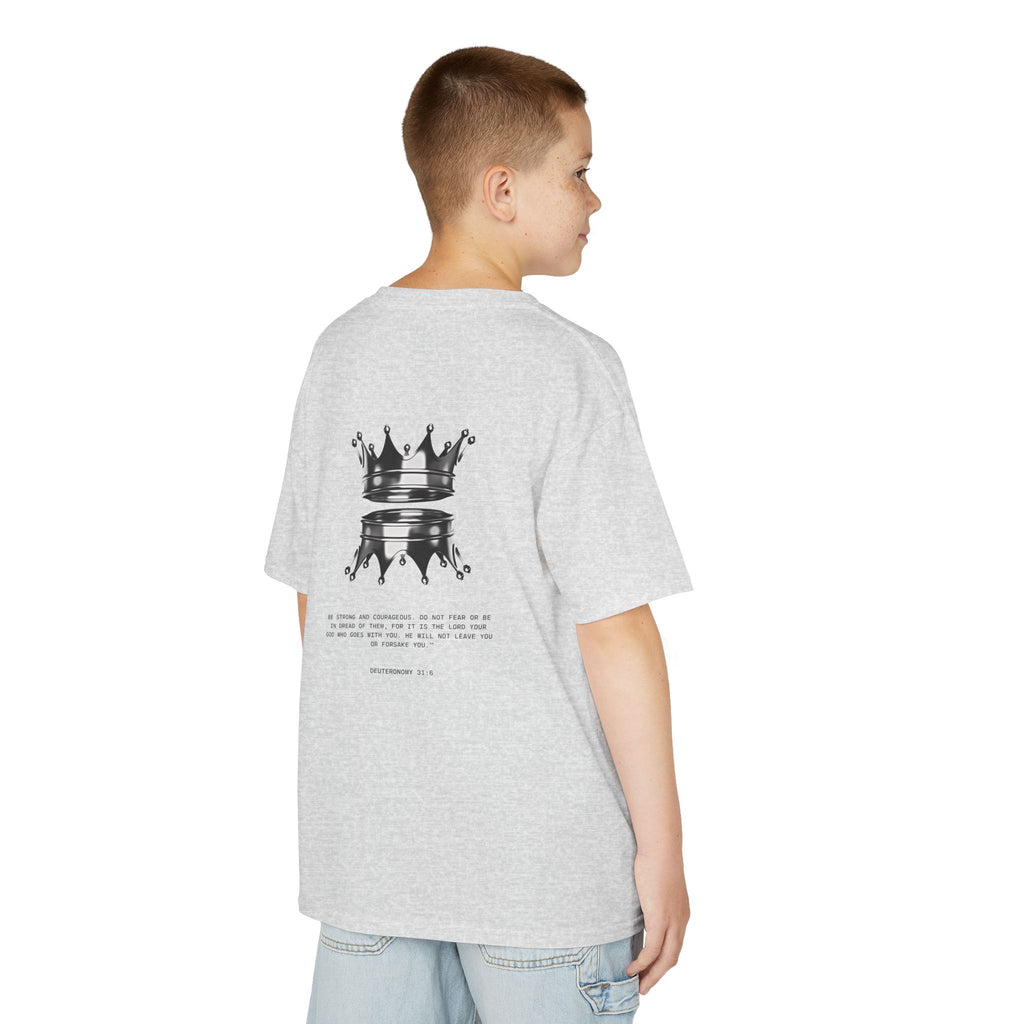 Boy's "Crowned in Christ" Tee - Never Abandoned Co