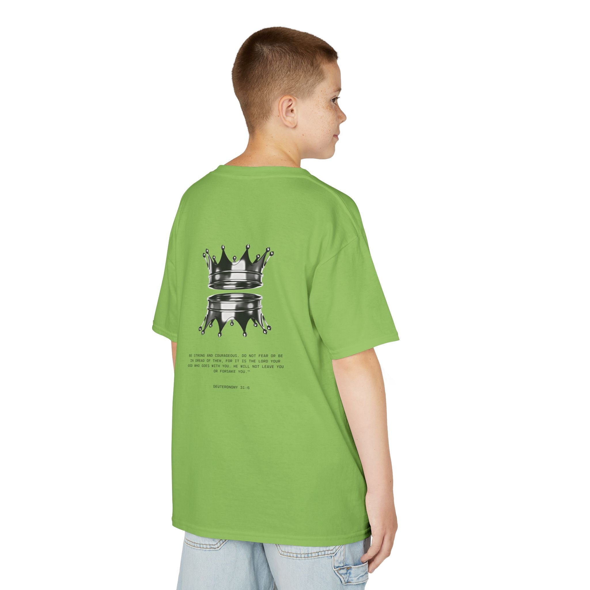 Boy's "Crowned in Christ" Tee - Never Abandoned Co